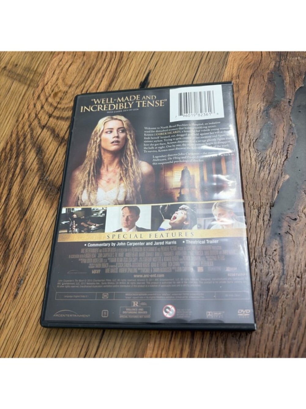 The Ward (DVD) Tested Working Rated R - Picture 4 of 4